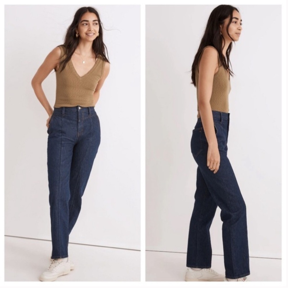 Madewell The Perfect Vintage Straight Jean Greenhaven Wash